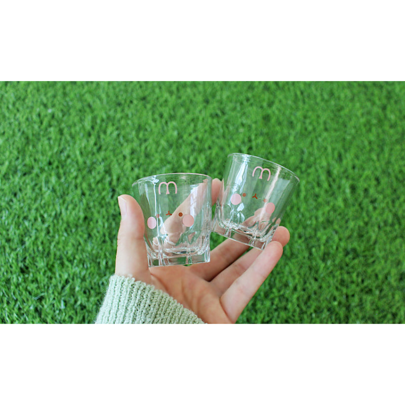 Molang - Blushing Soju Glass