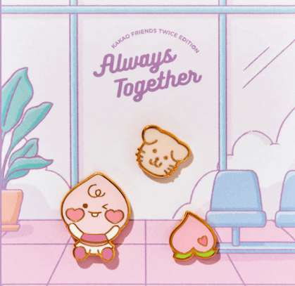 Kakao Friends - TWICE Edition Pin Badges - Kakao Friends - Accesories - Harumio