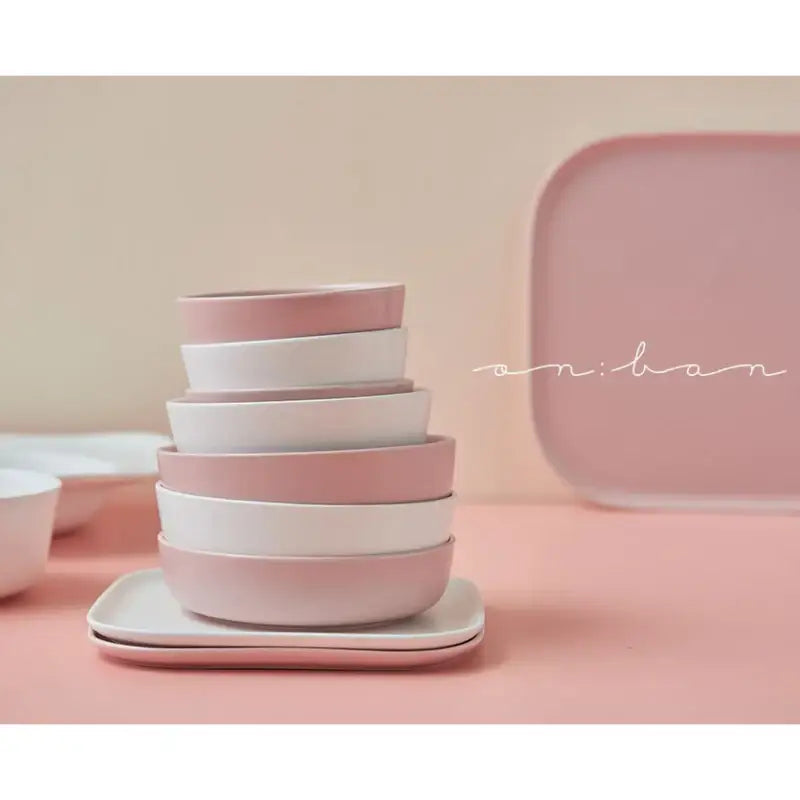 SPRING AROUND - Onban Milk & Peach Home Set (4 Pax) - SPRING AROUND - Tableware - Harumio