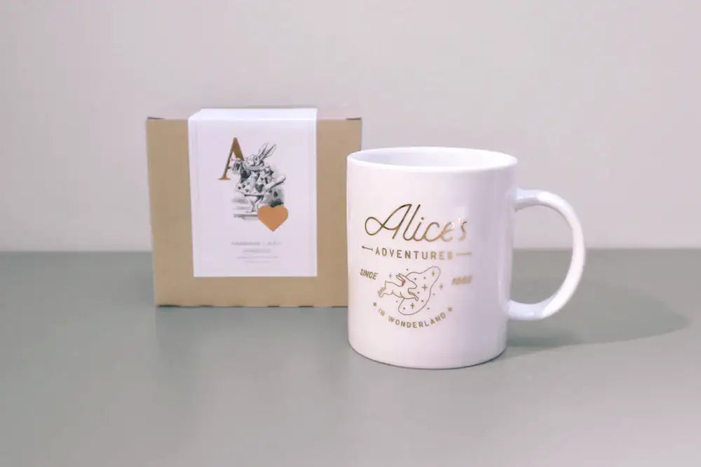 Pinawakens - Alice's Adventures In Wonderland - Watch Rabbit Mug (White) - Pinawakens - Home & Living - Harumio
