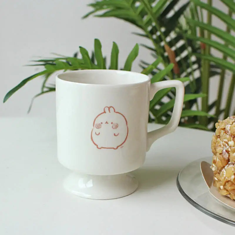 Molang - Beige Crayon Mug - Molang - Mug - Harumio