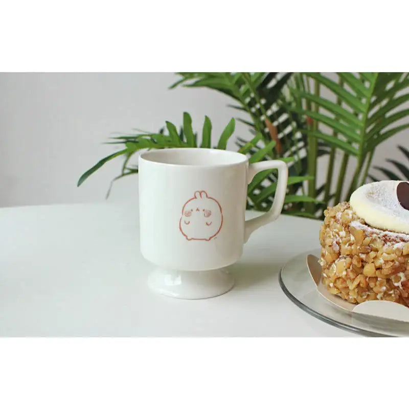 Molang - Beige Crayon Mug - Molang - Mug - Harumio