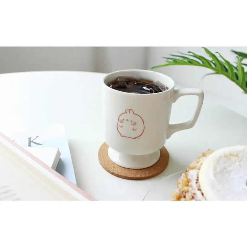 Molang - Beige Crayon Mug - Molang - Mug - Harumio