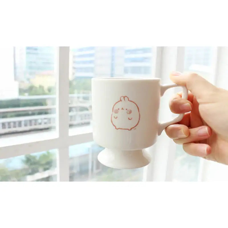 Molang - Beige Crayon Mug - Molang - Mug - Harumio