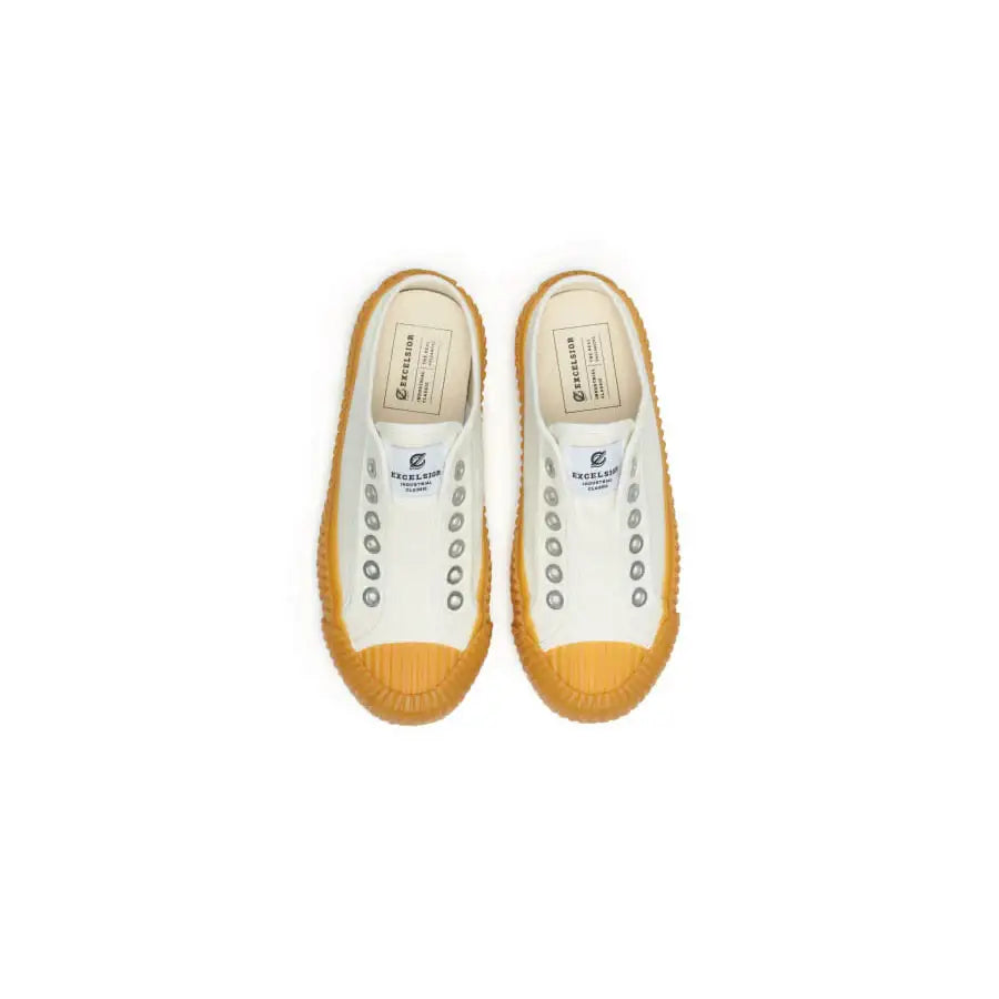 EXCELSIOR BOLT Mule - White/Gum - EXCELSIOR - Sneakers - Harumio