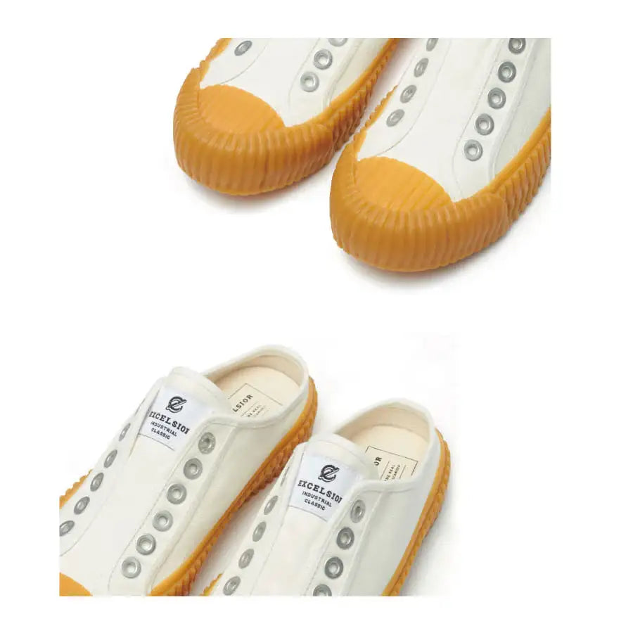 EXCELSIOR BOLT Mule - White/Gum - EXCELSIOR - Sneakers - Harumio
