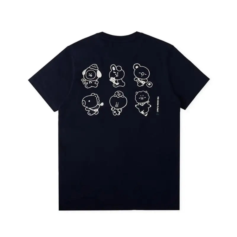 BT21 - Baby Outdoor Short Sleeve T-Shirt - LINE FRIENDS - Clothes - Harumio