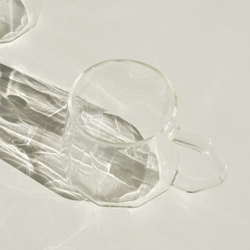 Somkist - Heat Resistant Glass Angle Mug Cup