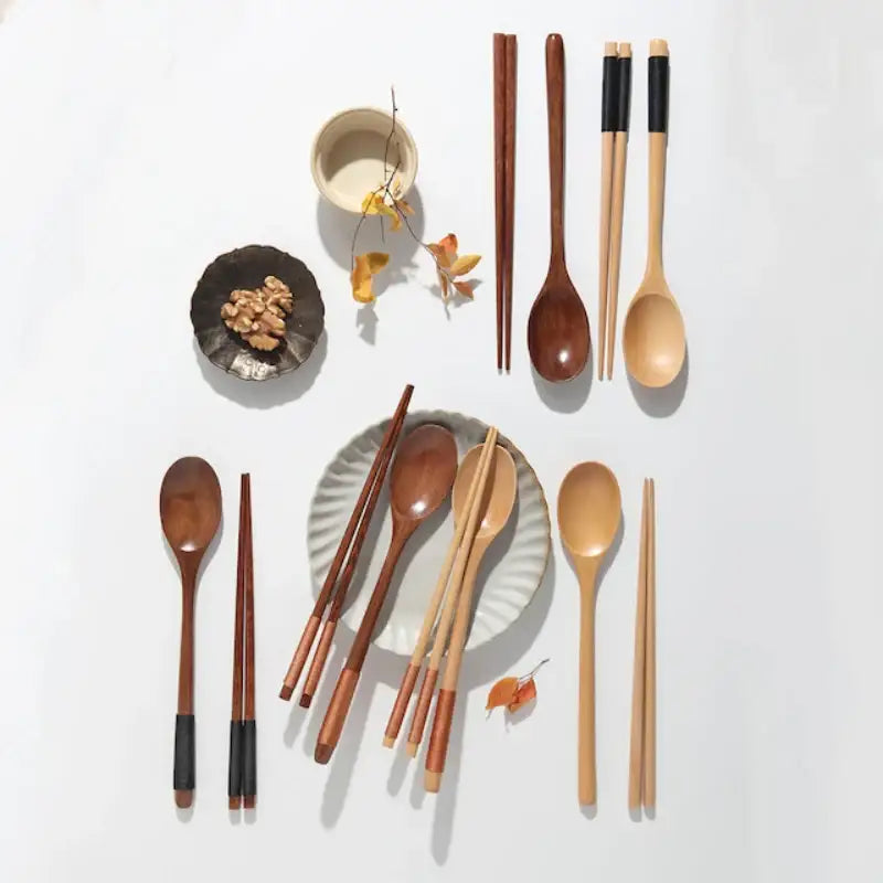 Ggumigga - Camper Wind Wood Cutlery Set - Ggumigga - Cutlery - Harumio