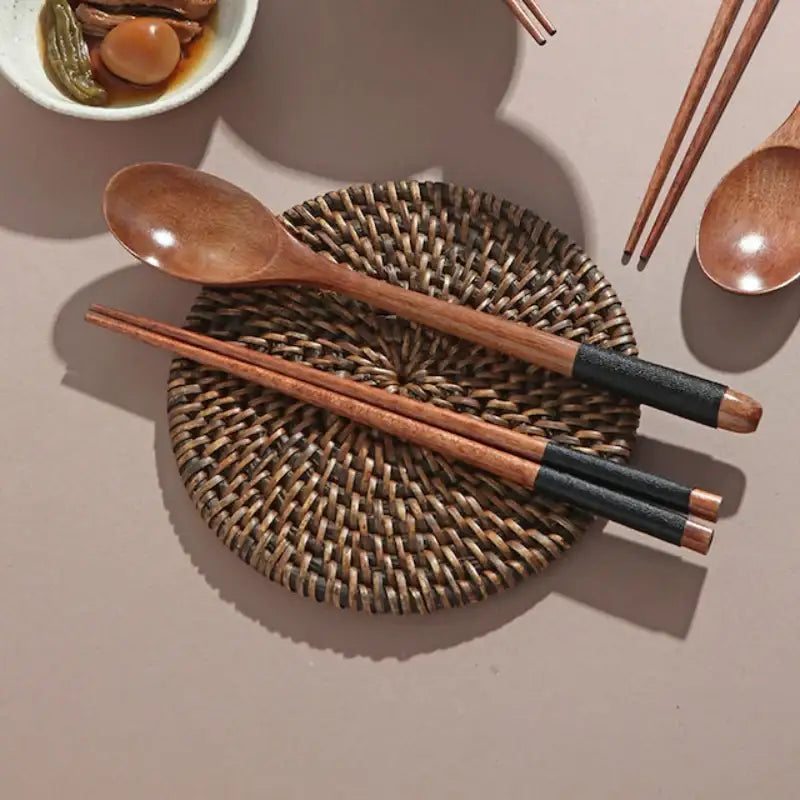 Ggumigga - Camper Wind Wood Cutlery Set - Ggumigga - Cutlery - Harumio