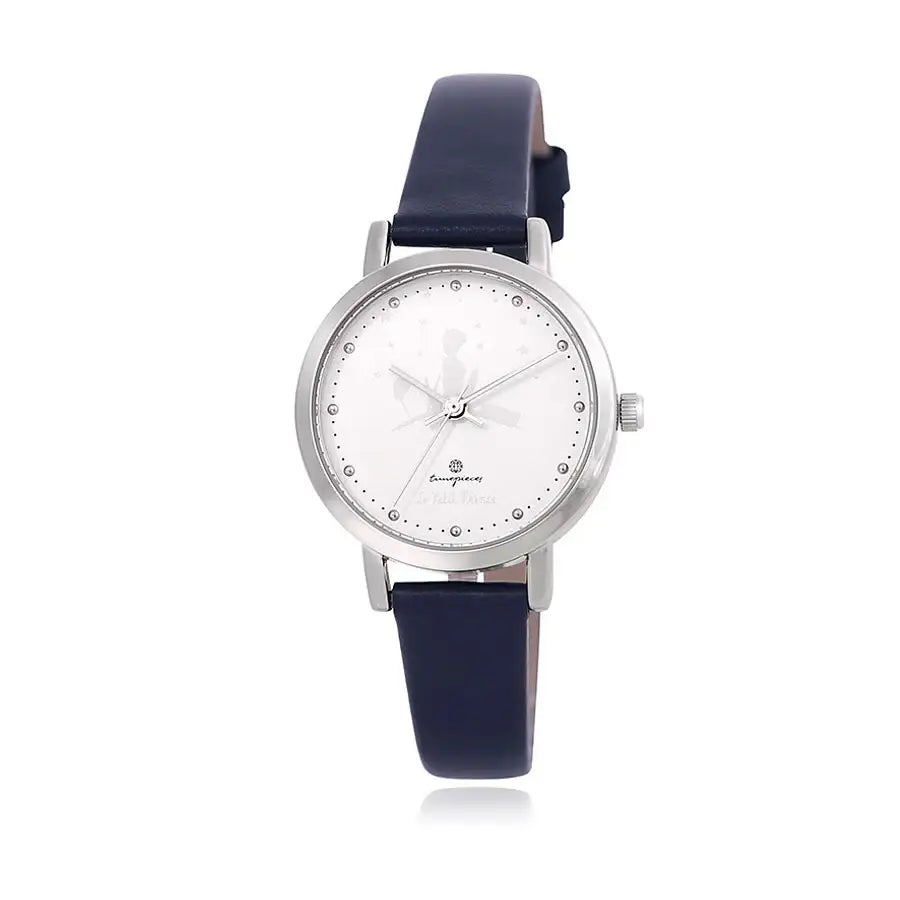 Le Petit Prince x OST - Le Petit Prince and Planet Navy Luminous Leather Watch - OST - Watches - Harumio