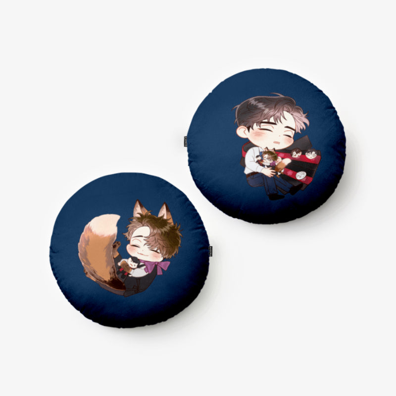 Mad Place - Fox Ideun Round Cushion