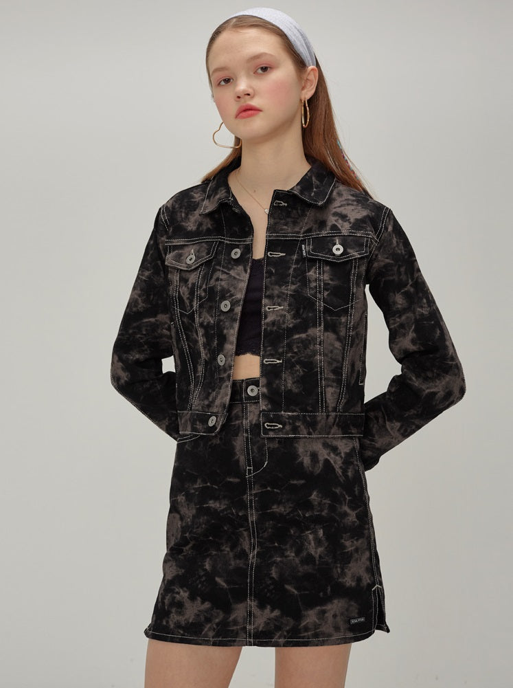 Sculptor - Tie Dye Denim Jacket