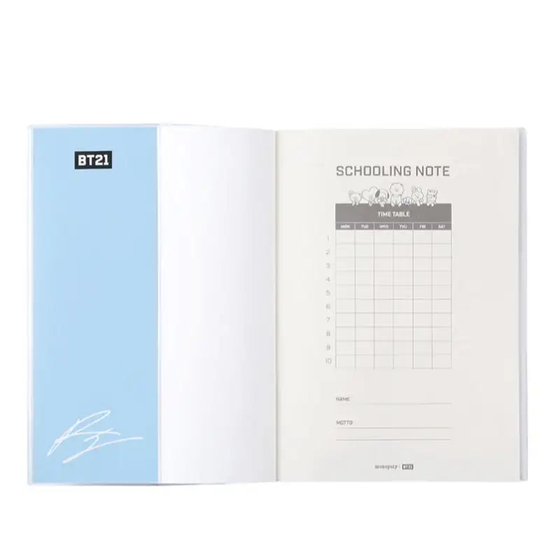 Monopoly x BT21 - Schooling Note Set - Monopoly - Notebook - Harumio