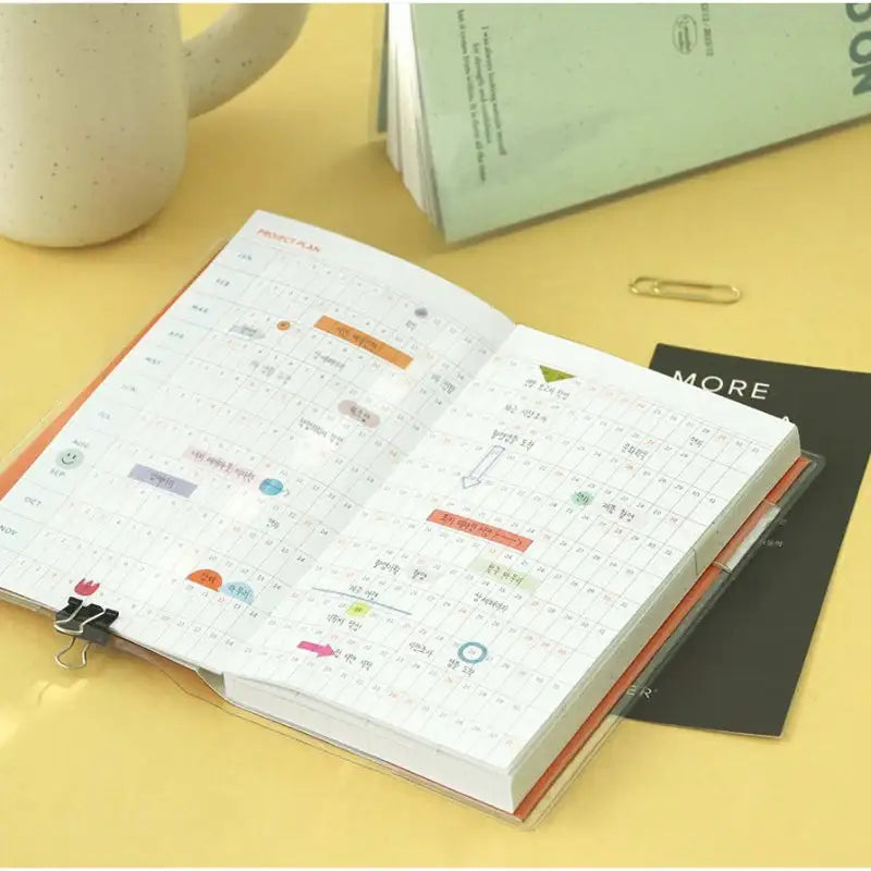 ICONIC - 2023 Record-On Monthly Slim Diary - ICONIC - Diary - Harumio