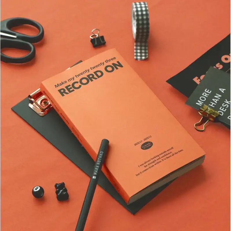 ICONIC - 2023 Record-On Monthly Slim Diary - ICONIC - Diary - Harumio
