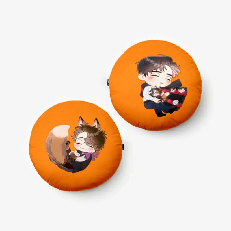 Mad Place - Fox Ideun Round Cushion - Junah COMICS - Accessories - Harumio