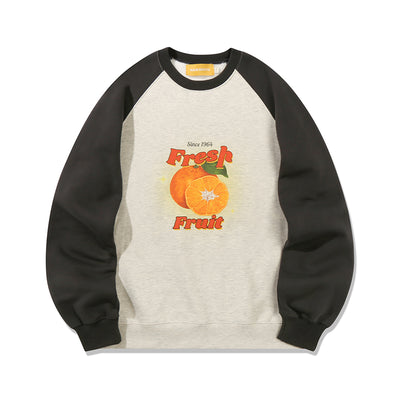 Mainbooth - Orange Wave Sweatshirt