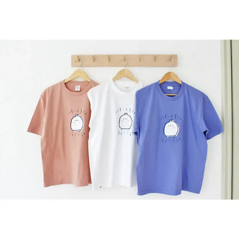 Molang - Simple Oversize Short Sleeve Tee - Molang - T-Shirt - Harumio