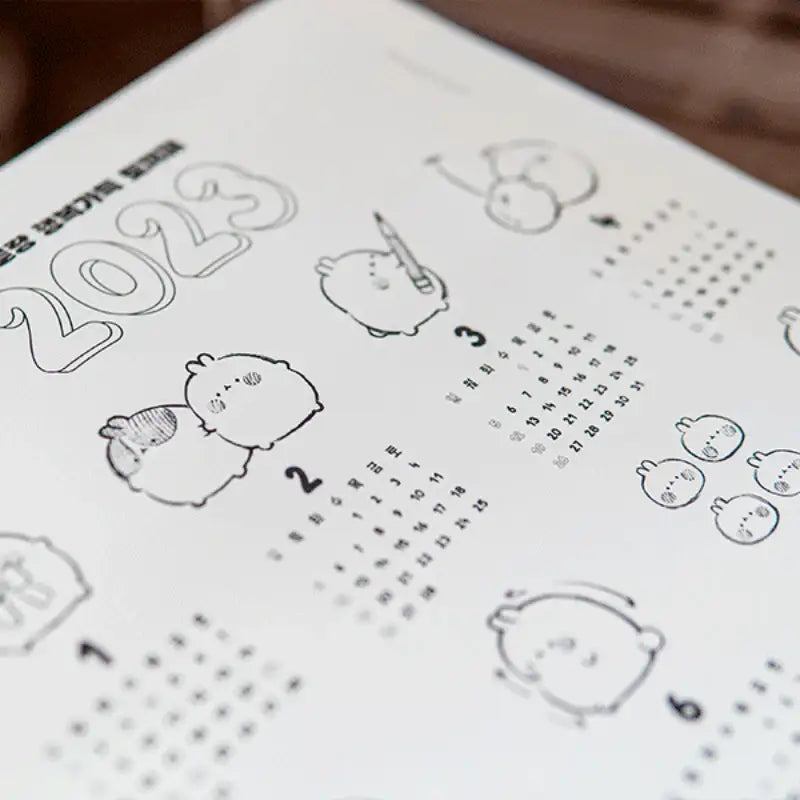 Molang - 2023 Poster Calendar - Molang - Calendar - Harumio