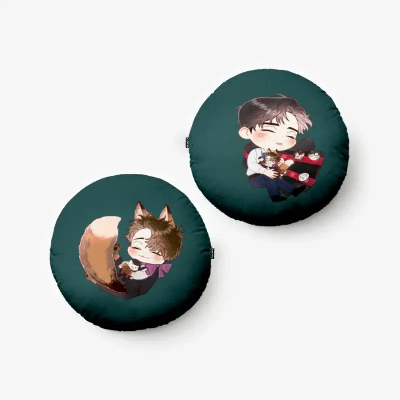 Mad Place - Fox Ideun Round Cushion - Junah COMICS - Accessories - Harumio