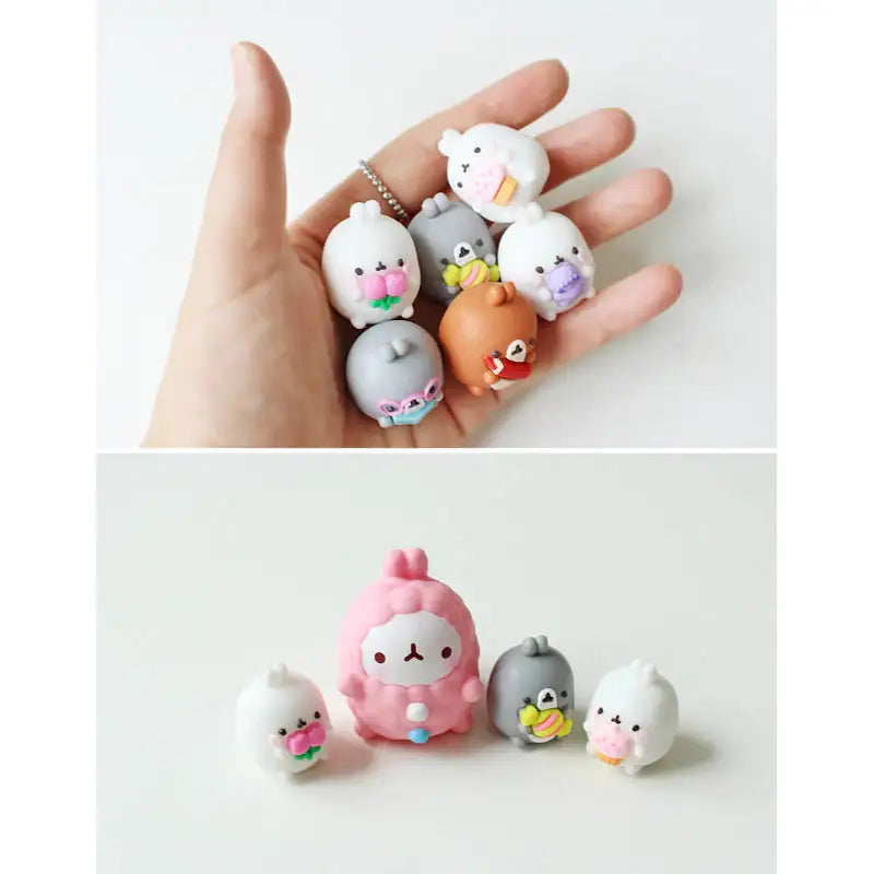 Molang - Mini Figure Pencil Set - Molang - Pencils - Harumio