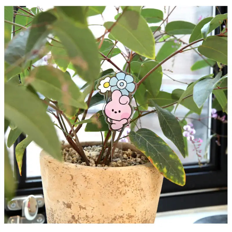 Monopoly x BT21 - Minini Photo Prop - Happy Flower - Monopoly - Photo Prop - Harumio