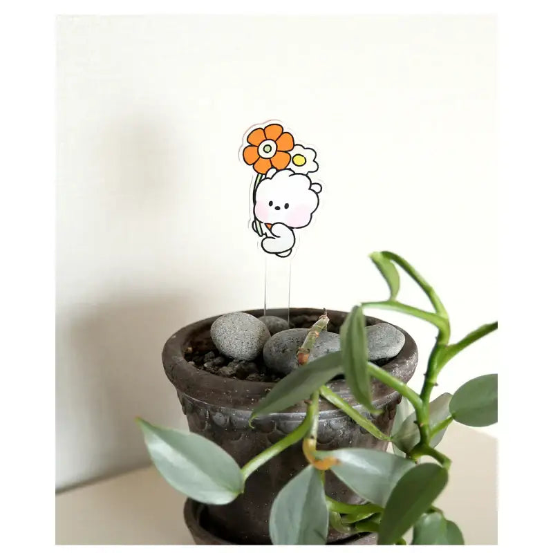 Monopoly x BT21 - Minini Photo Prop - Happy Flower - Monopoly - Photo Prop - Harumio