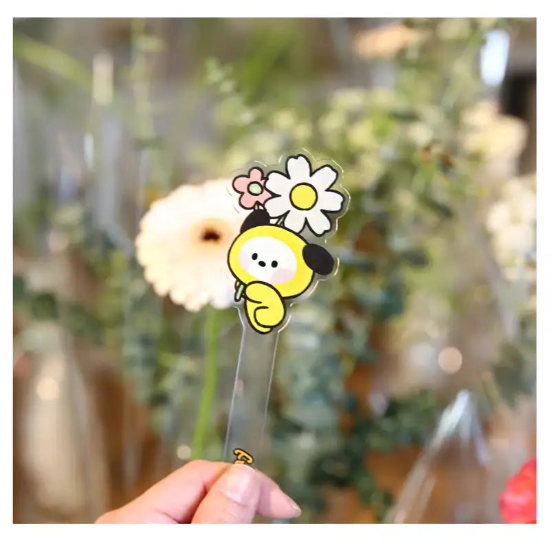 Monopoly x BT21 - Minini Photo Prop - Happy Flower - Monopoly - Photo Prop - Harumio