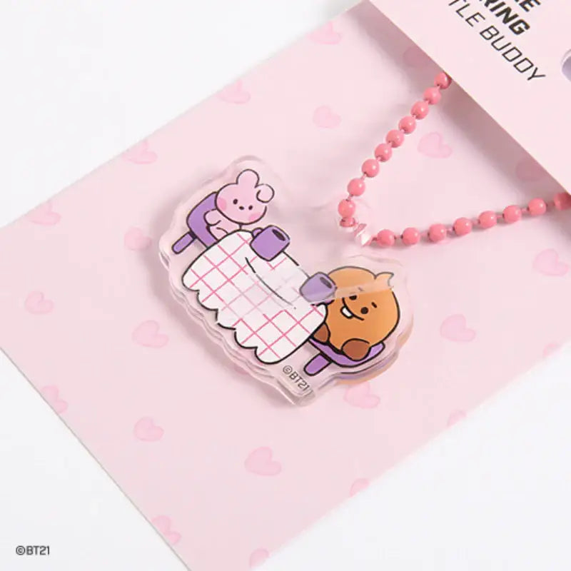 BT21 - Acrylic Simple Key Ring - Little Buddy - BT21 - Accesories - Harumio