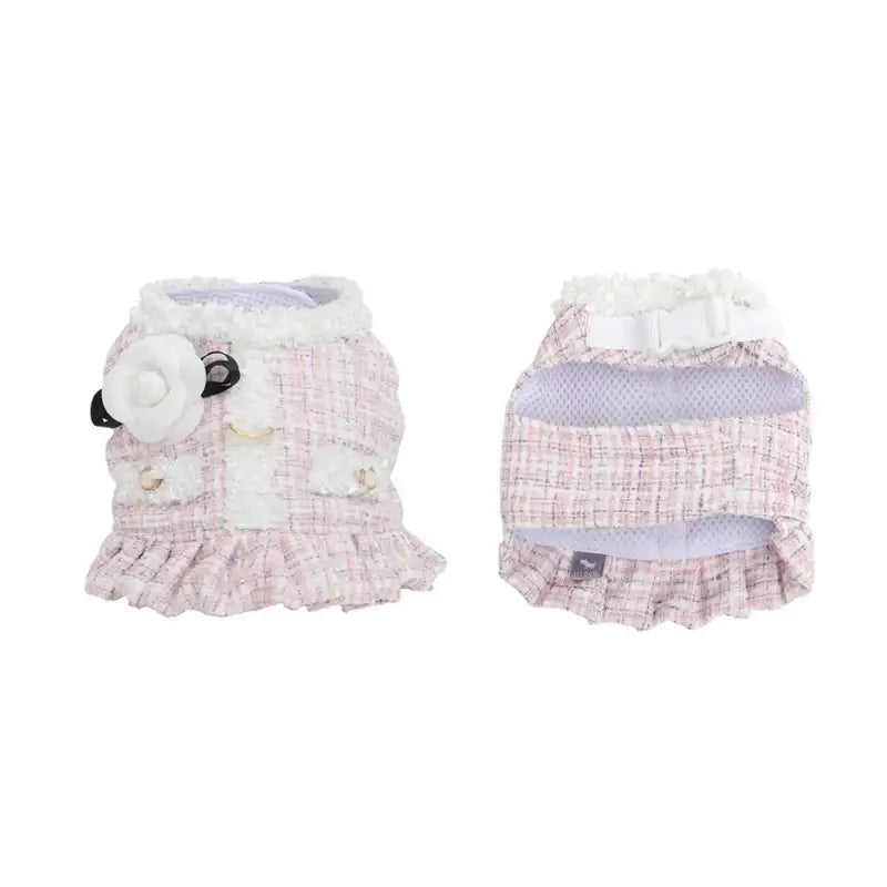 ITSDOG - Pet Camellia Tweed Harness - ITSDOG - Pet Accesories - Harumio