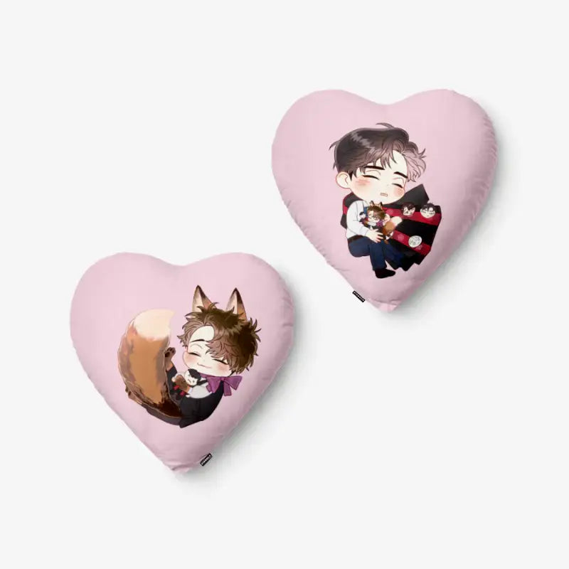 Mad Place - Fox Ideun Heart Cushion - Junah COMICS - Accessories - Harumio
