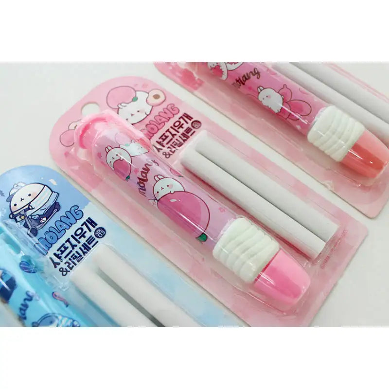 Molang - Sharp Eraser Set - Molang - Eraser - Harumio