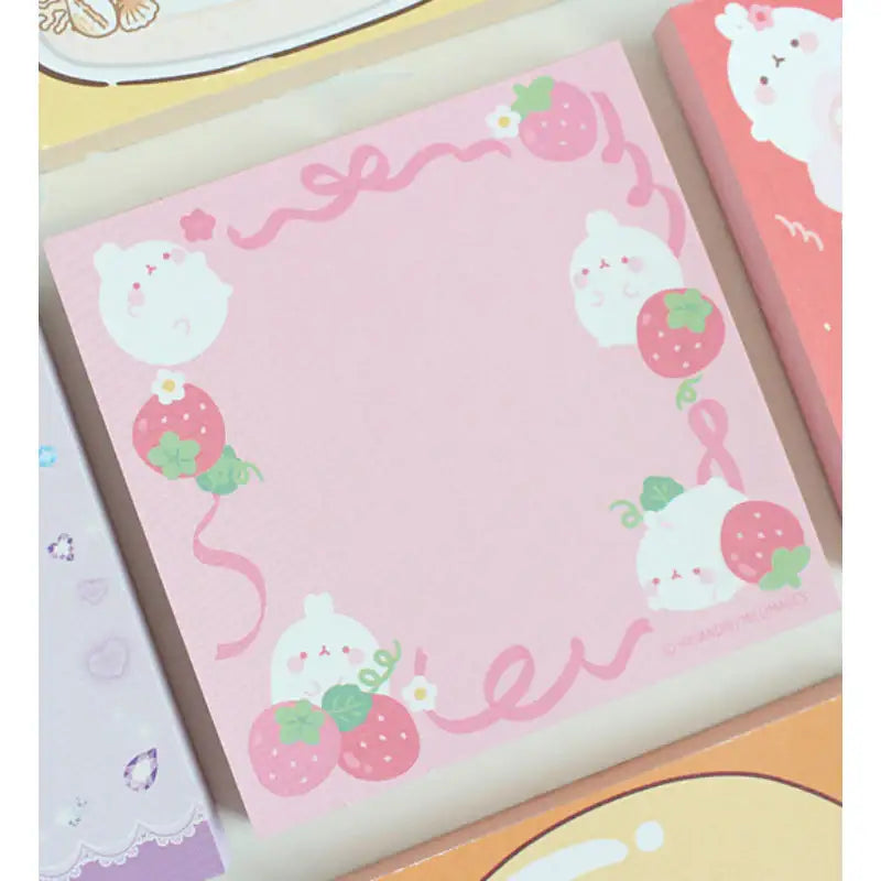 Molang - Rice Cake Memo Pad - Molang - Memo Pads - Harumio
