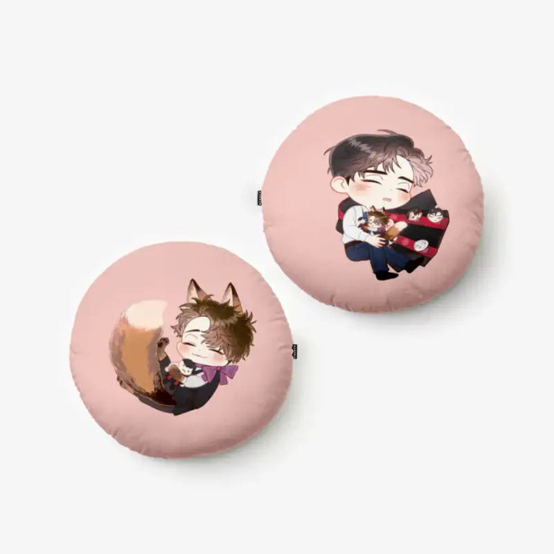 Mad Place - Fox Ideun Round Cushion - Junah COMICS - Accessories - Harumio