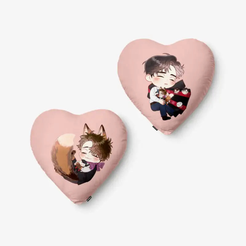 Mad Place - Fox Ideun Heart Cushion - Junah COMICS - Accessories - Harumio