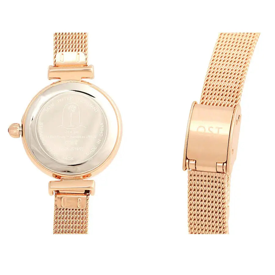 Le Petit Prince x OST - Planet Roses Rose Gold Mesh Watch - OST - Watches - Harumio