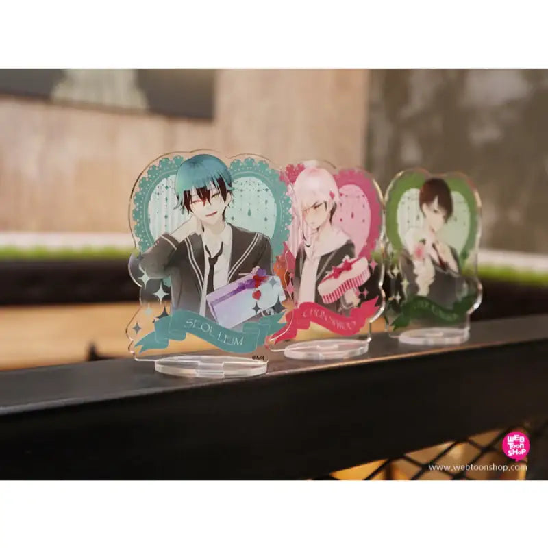 Excuse Me, but the World Will Be Gone for a While - White Day Webtoon Acrylic Stand - Webtoon Shop - Acrylic Stand - Harumio