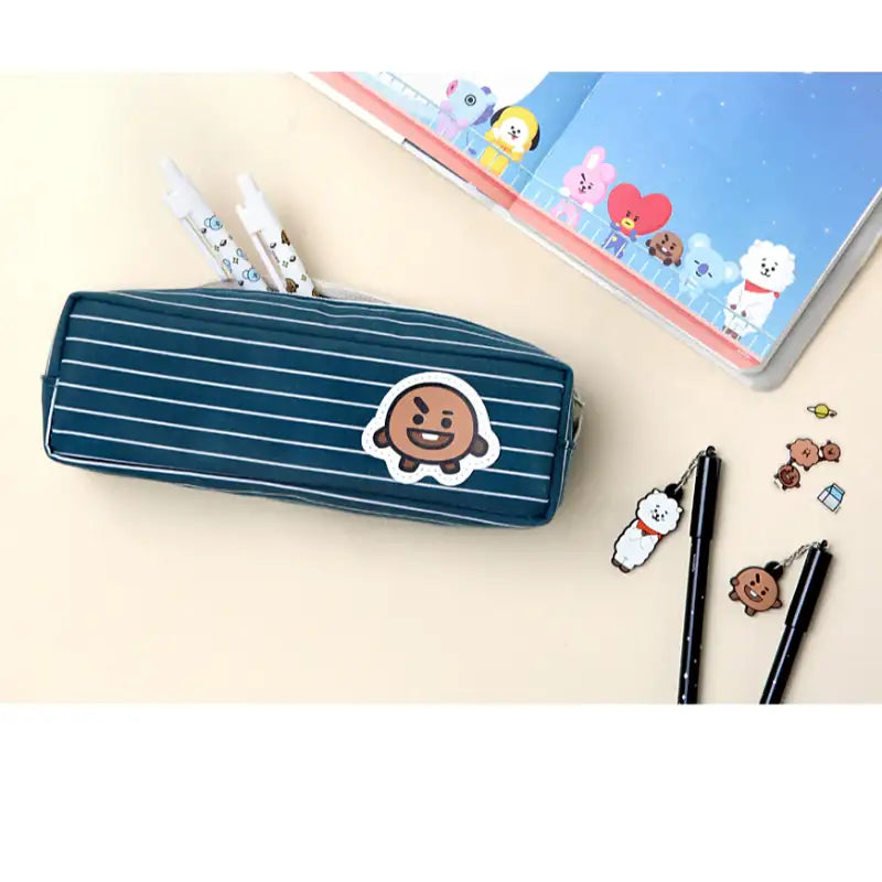Monopoly x BT21 - C Pocket Stripe Pouch - Monopoly - Pouch - Harumio