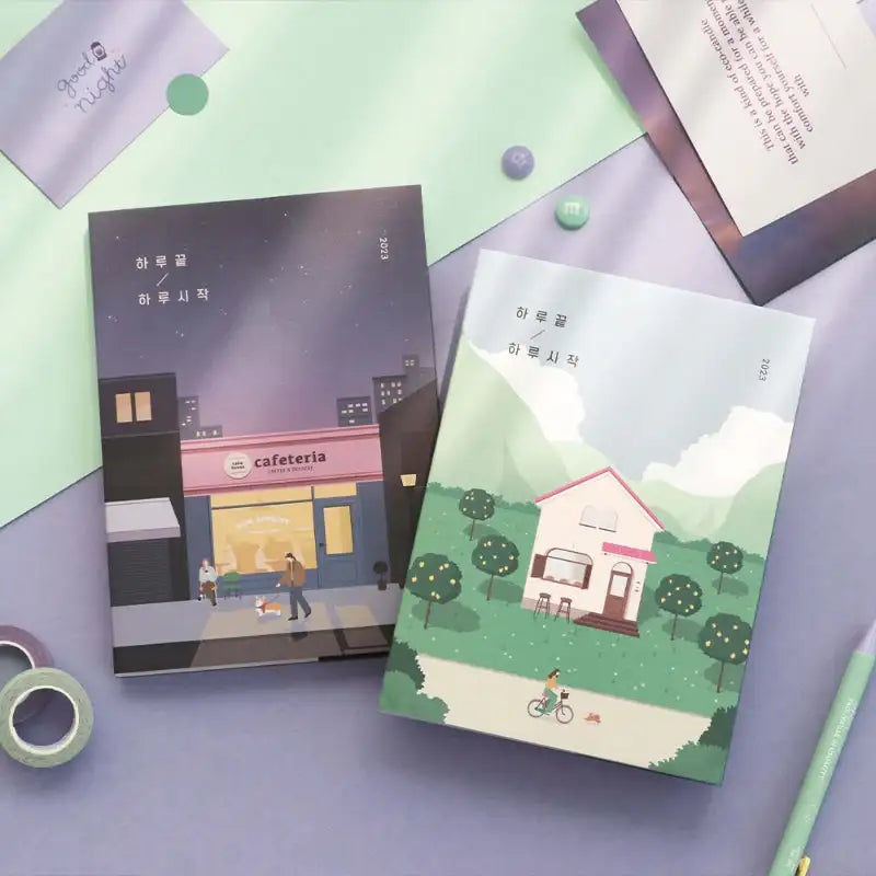 Iconic - 2023 Day End Day Start Diary - ICONIC - Diary - Harumio