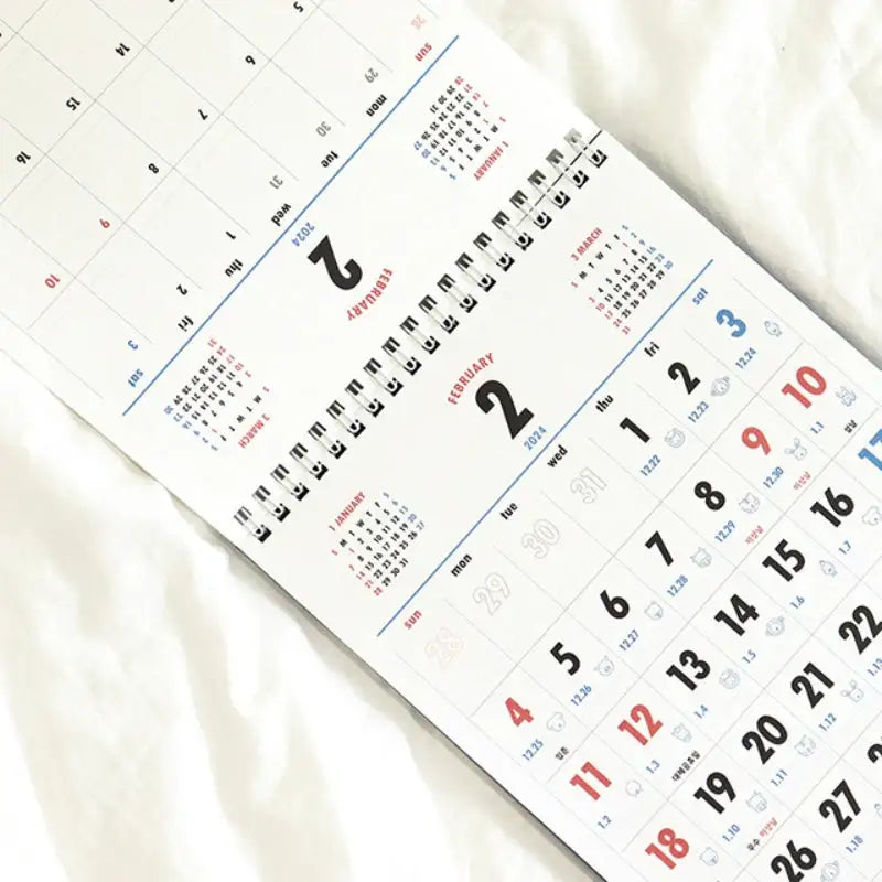 Indigo - 2023 Lunar Korean Retro Desk Calendar - INDIGO - Calendar - Harumio