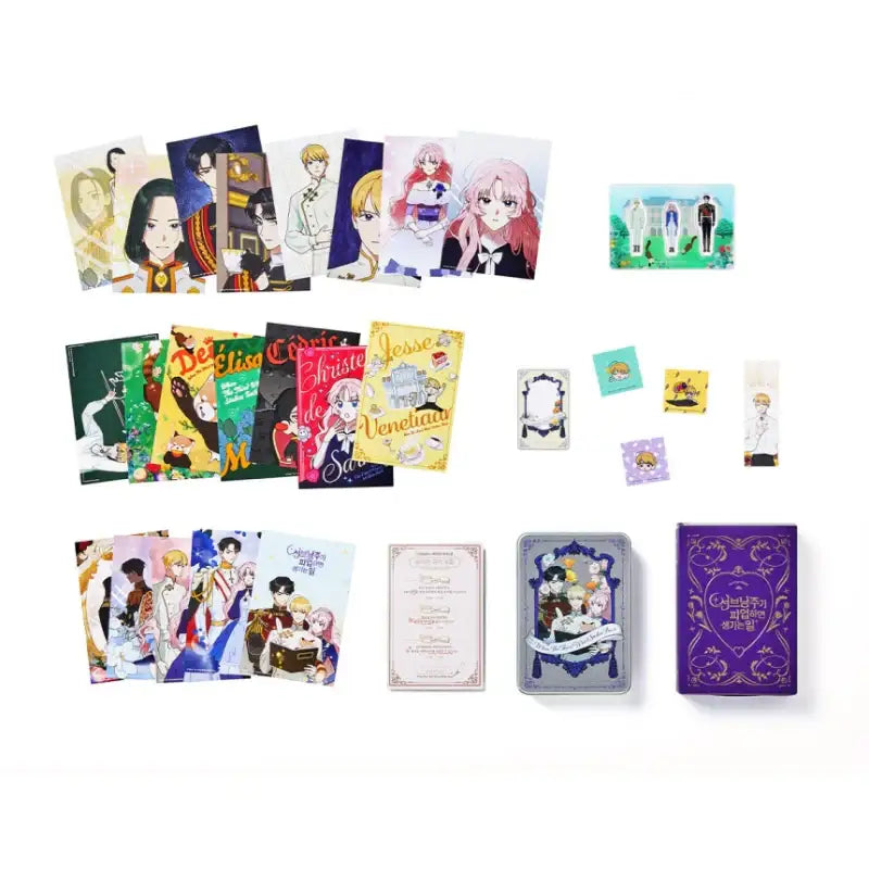 When the Third Wheel Strikes Back - Art Tin Case Set - Webtoon Friends - Tin Case - Harumio