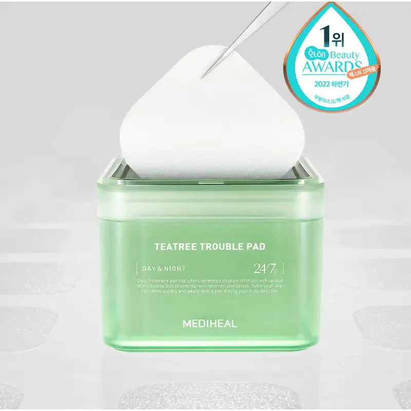 MEDIHEAL - Tea Tree Trouble Pad - Double Pack - MEDIHEAL - Cleansing Pad - Harumio