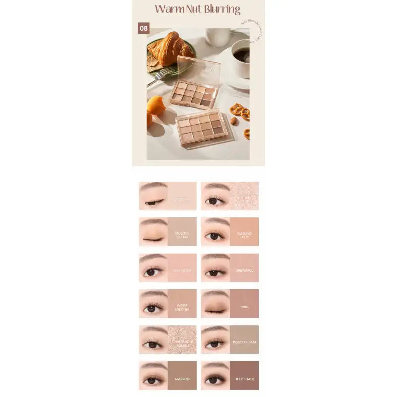 Wakemake - Soft Blurring Eye Palette - Wakemake - Eye Color Palette - Harumio