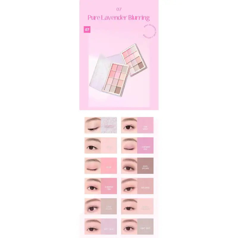 Wakemake - Soft Blurring Eye Palette - Wakemake - Eye Color Palette - Harumio