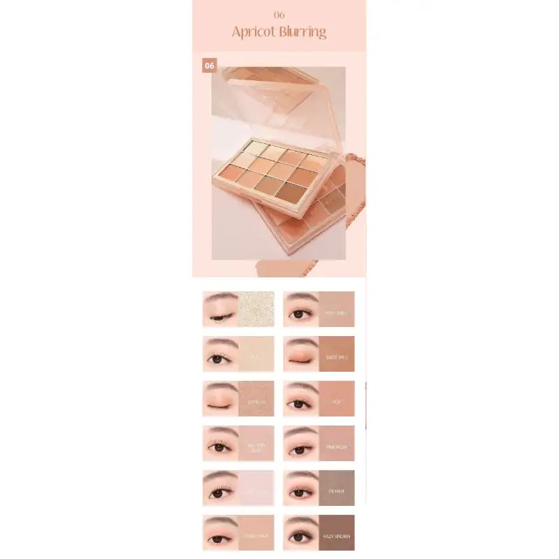 Wakemake - Soft Blurring Eye Palette - Wakemake - Eye Color Palette - Harumio