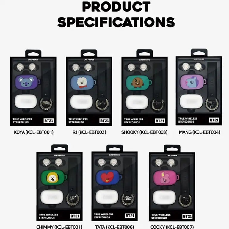 BT21 - Official TWS True Wireless Earbuds - KH Vatec - Wireless Earbuds - Harumio
