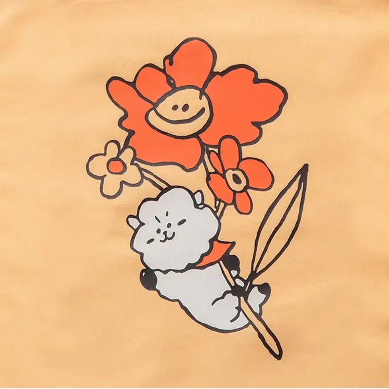 BT21 - Flower Collection - Eco Bag - BT21 - Bags - Harumio