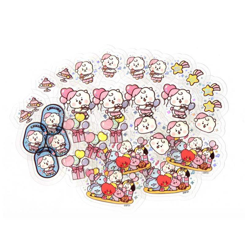 BT21 - Flake Sticker Pack - Party - BT21 - Accesories - Harumio