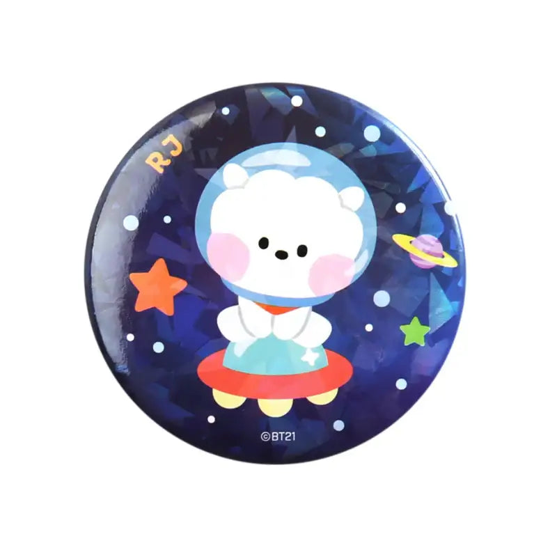 Monopoly x BT21 - Can Badge - Space - Monopoly - Badges - Harumio
